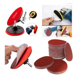 Suporte Kit Furadeira Esmerilhadeira 125mm Disco + 100 Lixas