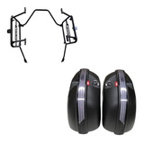 Suporte Lateral Chapam +par Bau Givi E360 Tiger 800 Até 2017