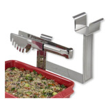Suporte Lateral Inox Para Pegador Buffet Hotel E Restaurante