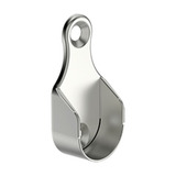 Suporte Lateral Tubo Cabideiro Crc Oval Zamac ( 50uni )