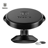 Suporte Magnético Veicular P/ Celular Imã 360 Graus Baseus Cor Preto