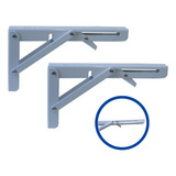 Suporte Mão Francesa Dobrável Retrátil Reforçada 30cm