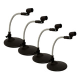 Suporte Microfone De Mesa Vector Smf30 C/haste 30cm 4 Uni