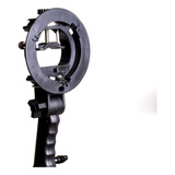 Suporte Montagem Bowens P Flashe Compactos Speedlight Tipo S