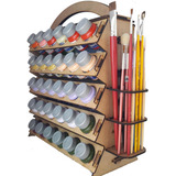 Suporte Organizado P/ Tintas Pote 37ml Acrilex Frete Grátis