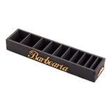 Suporte Organizador Para 10 Pentes De Altura Preto