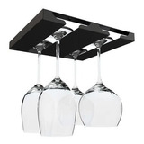 Suporte Organizador Taça Preto Adega Suspenso 24x22x2cm