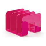 Suporte Organizador Triplo P/ Livros Documentos Mesa Waleu