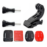 Suporte P/ Go Pro Com Adesivos 3m Frontal Curvo De Capacete