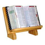 Suporte P/ Livros De Madeira Ergonômico Vade Mecum Livros