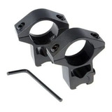Suporte P/ Luneta Mount Duplo Par Trilho 11 Mm X 25 Mm Tubo 