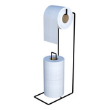 Suporte P/ Papel Higiênico De Chão 3 Rolos Reserva Banheiro