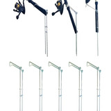 Suporte P/ Vara De Pesca Dobrável 10 Peças !! Fabricante.