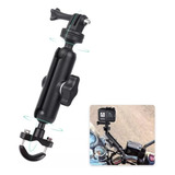 Suporte P Tubo Cano Guidao Bike Moto Para Gopro Celular 1/4