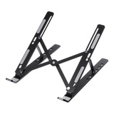 Suporte P/notebook Tablet Plástico Regulável 7 Níveis Preto