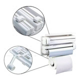 Suporte Papel Toalha 3 Em 1 Dispenser Cozinha Triple Paper