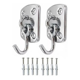 Suporte Par Gancho De Rede 100% Inox Suporta 120 Kg