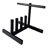 Suporte Para Anilhas 4 Barras Expositor De Anilhas Academia