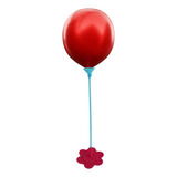 Suporte Para Balão Bexiga - Centro De Mesa 10 Un - Vermelho