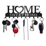 Suporte Para Chaves Organizador Em Aço Decorativo 10 Ganchos