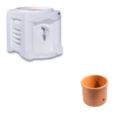 Suporte Para Galão De Água Mineral 10/20 L Cuba Barro Lucky Cor Branco