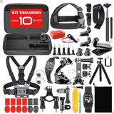 Suporte Para Gopro Hero 10 Caixa Estanque Kit Para Aventura