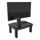 Suporte Para Monitor De Mesa 4 Níveis Reliza Cor Preto