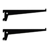 Suporte Para Trilho 4un Prateleira 25cm Cremalheira Cores