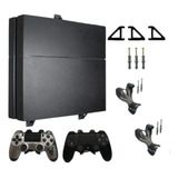 Suporte Parede Playstation 4 Fat (console+ 2 Controles)preto