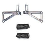 Suporte Pedaleira Polido Par + Par Pedaleiras Nx 400 Falcon