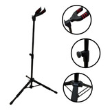 Suporte Pedestal Trava Automática P Violão Guitarra Portátil