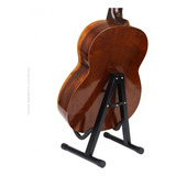 Suporte Pedestal Violão Guitarra De Chão Compacto Dobrável 