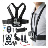 Suporte Peito Para Câmera Peitoral Gopro Celular Ajustável 