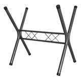 Suporte Pés P/ Mesa Jantar Base Em Aço Até 150cm Cozinha Ql