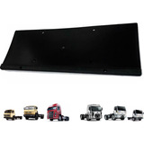 Suporte Placa Dianteira Cinza Preto Caminhão Ford Cargo Vw 