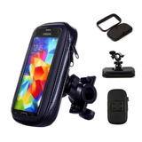 Suporte Porta Celular Guidão Bike Moto Case Impermeável 360
