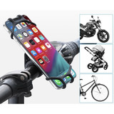 Suporte Porta Celular Silicone Para Bicicleta Moto Scooter