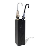 Suporte Porta Guarda-chuvas Basico Vazado Aço Preto Luxo 