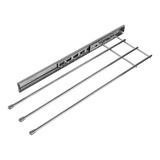 Suporte Porta Pano De Pratos Triplo Deslizante Armário
