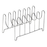 Suporte Porta Tampas Panelas Forma Organizador Cromado Arth