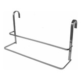 Suporte Porta Toalha De Banho Duplo Toalheiro De Box 45cm Cor Cromado