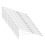 Suporte Prateleira Mão Francesa Cantoneira 200mm Br 12 Peças