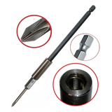 Suporte Prolongador Bits C/ Anel Trava 1/4 100mm + Ph00 50mm