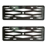 Suporte Protetor De Placa Mercosul Moldura De Placa Kit 2 Un