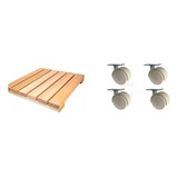 Suporte Qudrado De Madeira Para Vasos Plantas 30cm