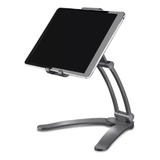 Suporte Tablet Mesa E Parede Universal 2 Em 1 Giratório Le-065 Prism Crush Black