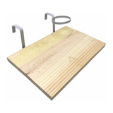 Suporte Tabua Para Isca E Churrasco Madeira P/barco Aluminio