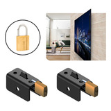 Suporte Televisão Parede Com Trava Anti-furto Ideal Locações