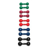 Suporte Torre 5 Pares + Kit Halteres De 6 A 10kg 5 Pares