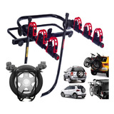 Suporte Transbike Bicicleta Estepe 3 Bikes Pajero Tr4